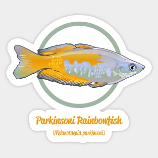 Parkinsoni Rainbowfish Sticker